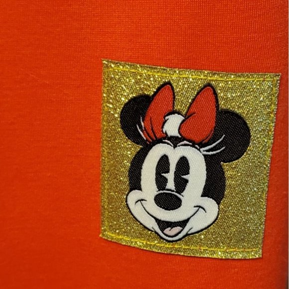 Disney Store Red Orange Minnie Mouse Ponte Pant - 3X - Picture 4 of 9